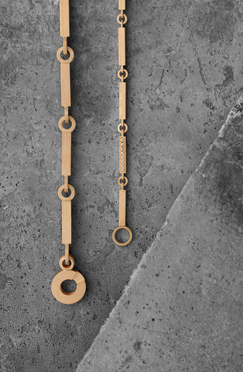 01 L armbånd - Gult guld