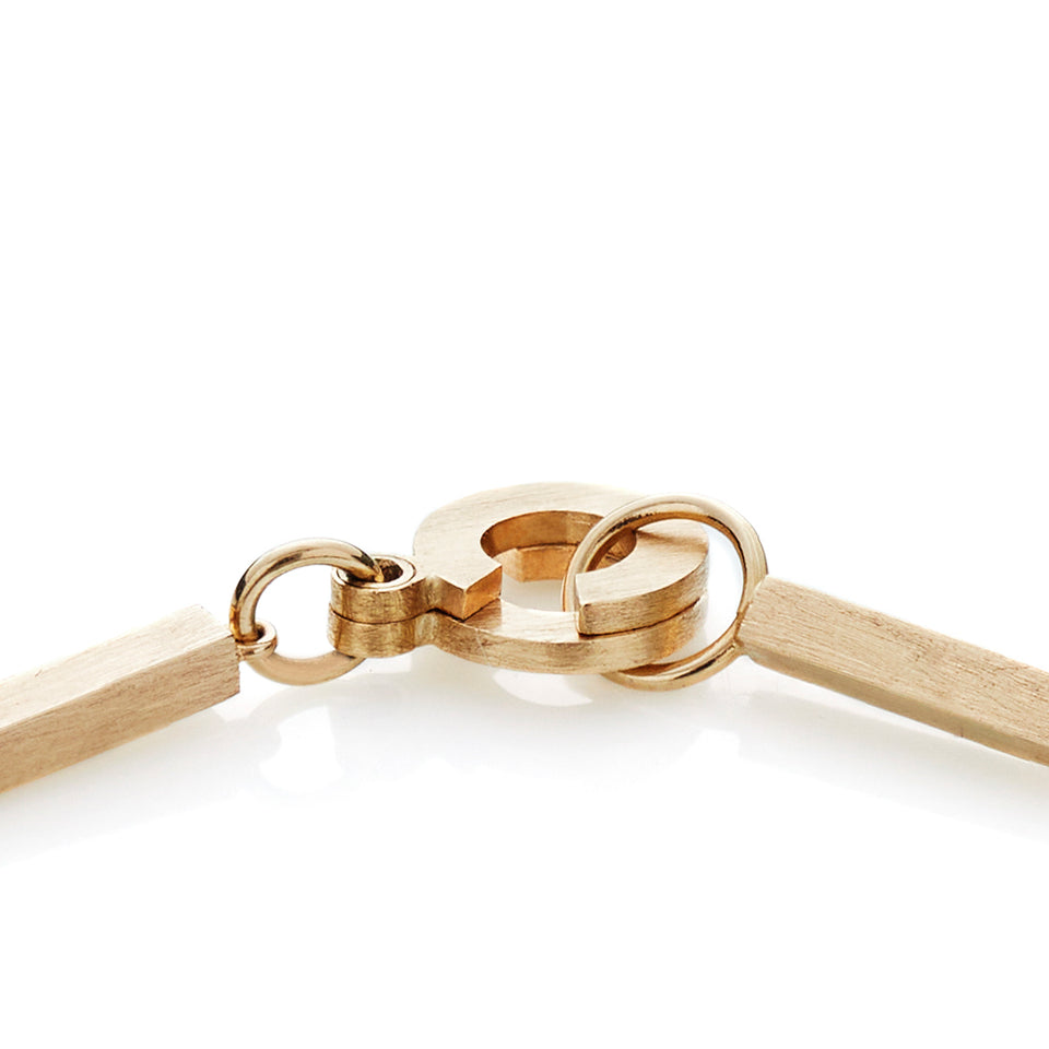 01 S armbånd - Gult guld