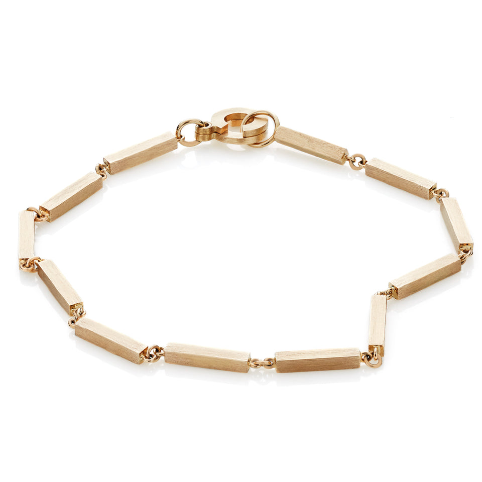 01 S armbånd - Gult guld